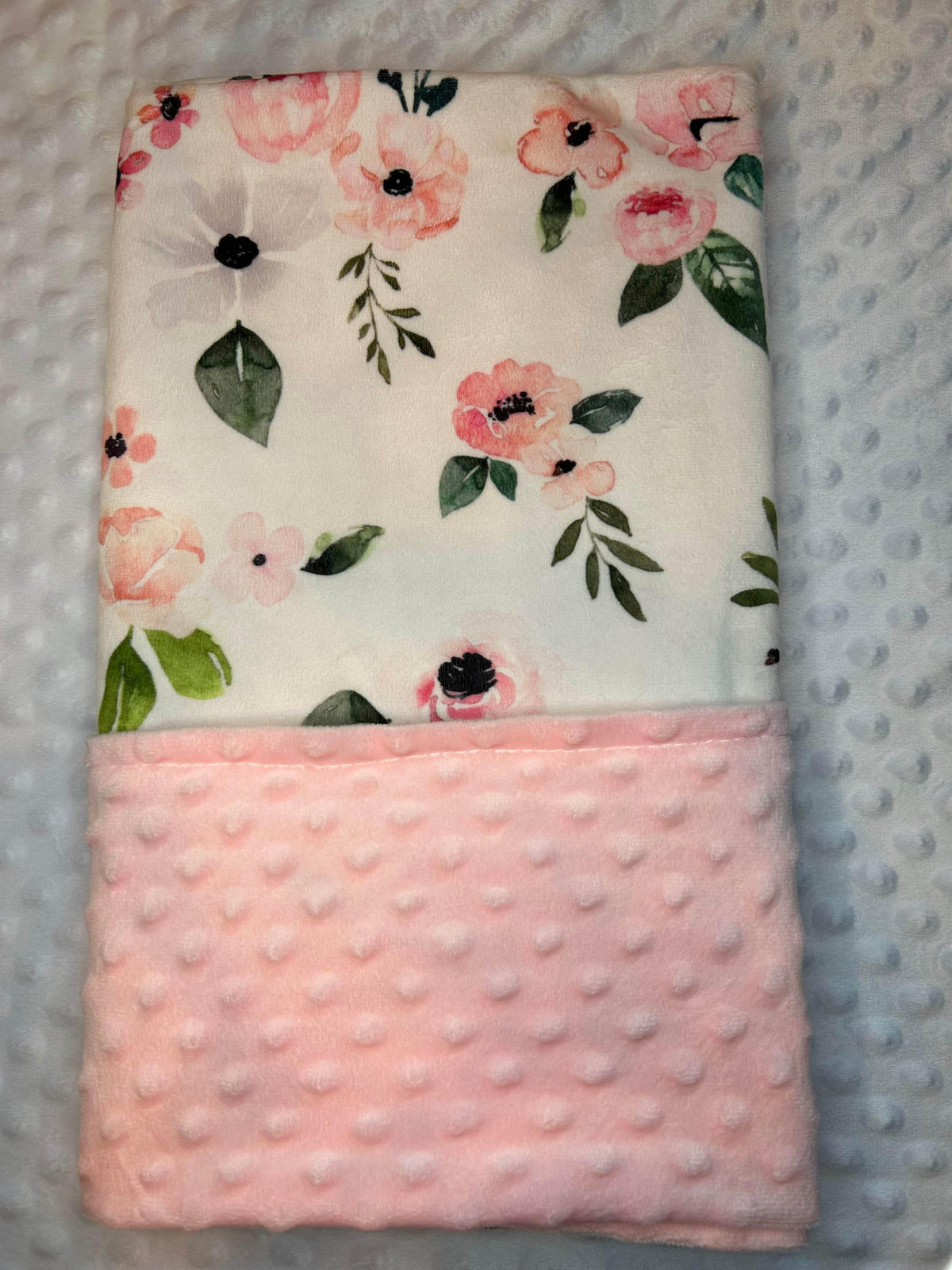 Flowers Forever Minky Blanket by Growing Sprouts