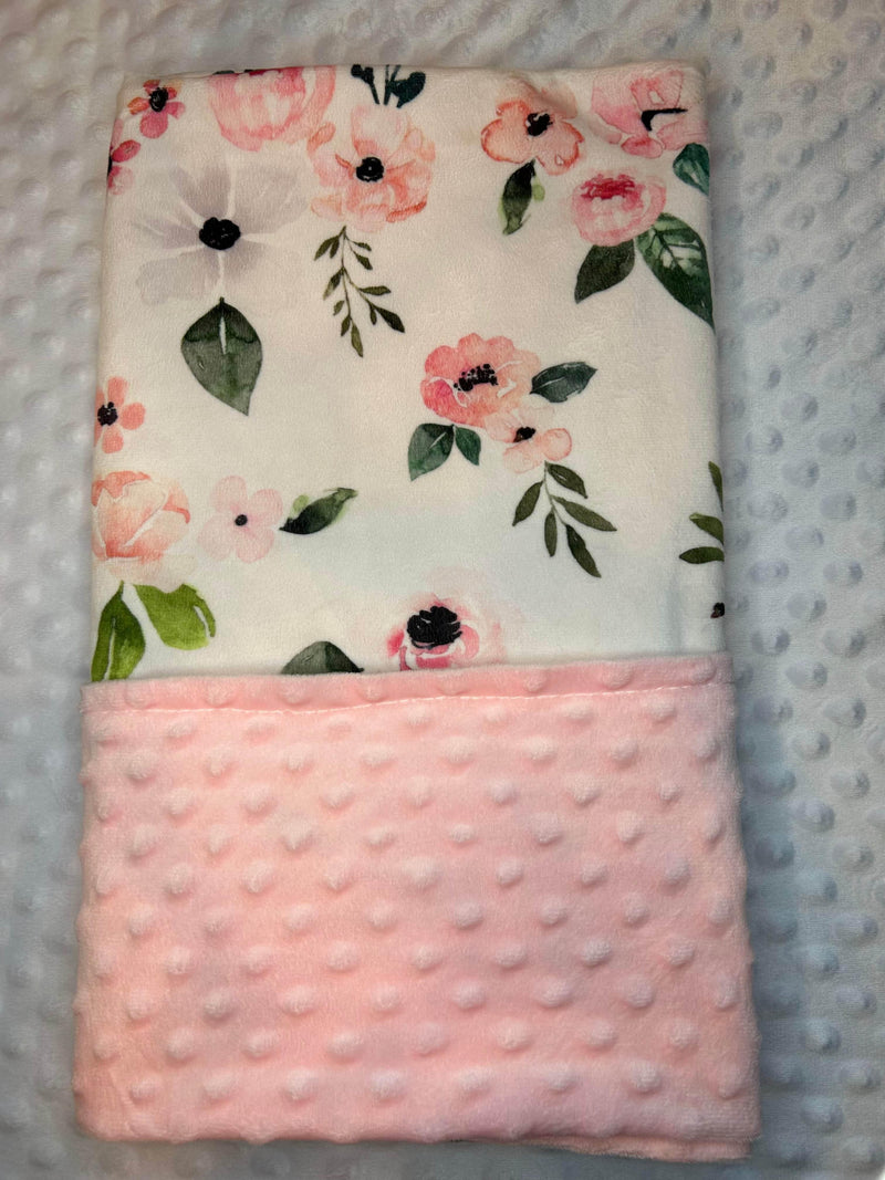 Flowers Forever Minky Blanket by Growing Sprouts