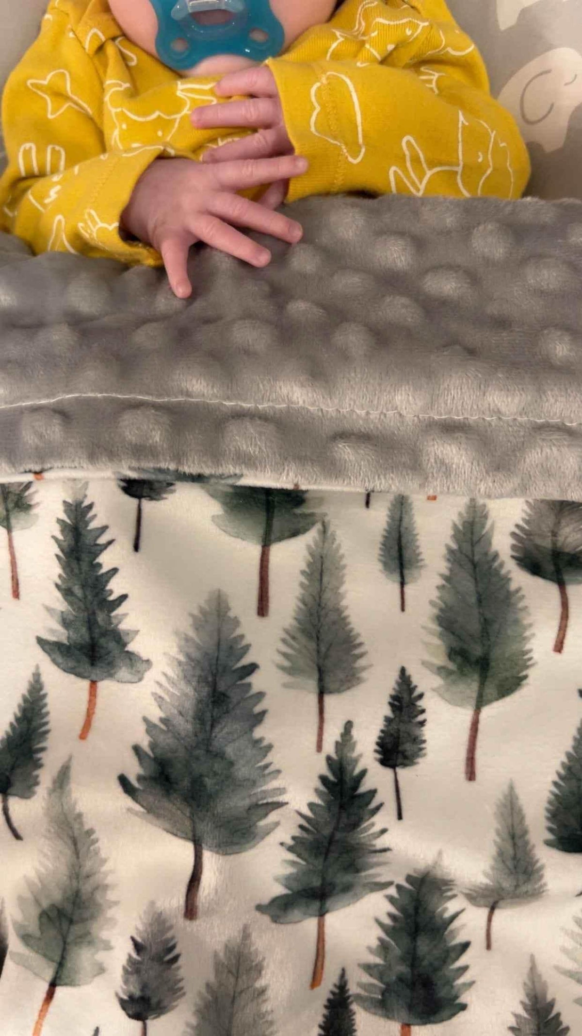Woodland Whispers Minky Blanket by Growing Sprouts