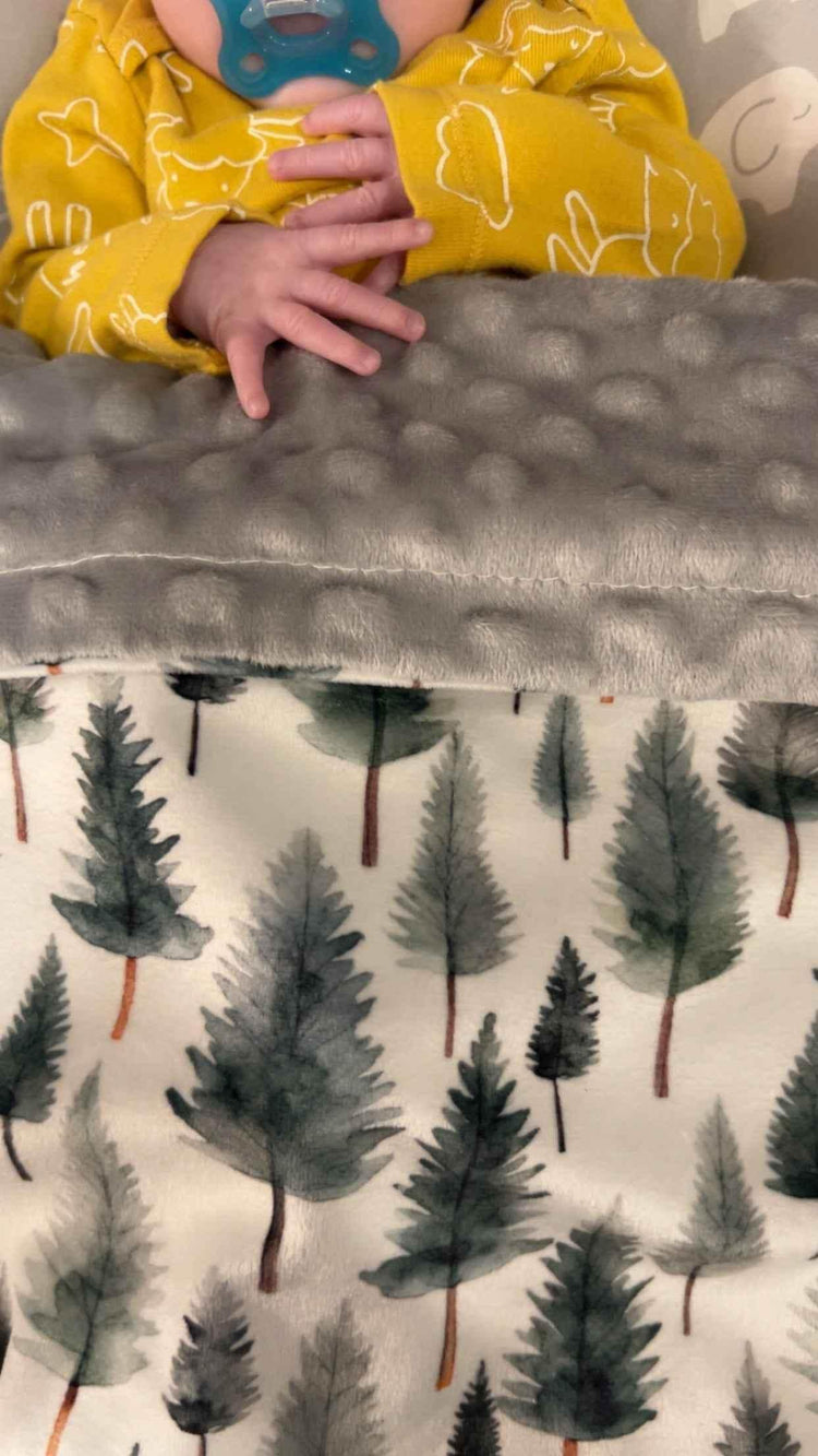 Woodland Whispers Minky Blanket - GiFTiFY