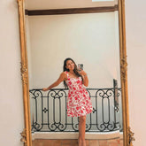 Red Vineyard Mini Dress - GiFTiFY