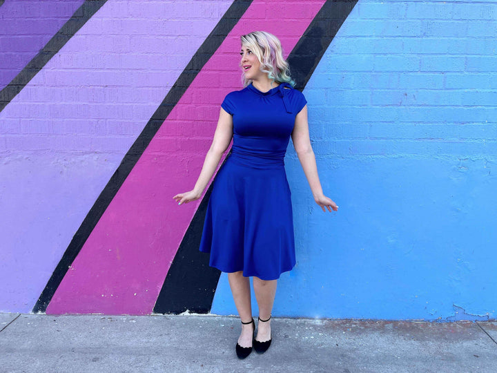 Bombshell Dress in Royal Blue - GiFTiFY