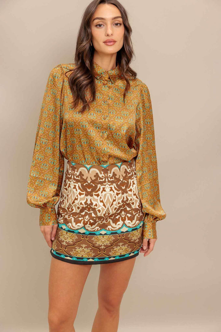 MOROCCAN MUSE WOVEN SKORT - GiFTiFY