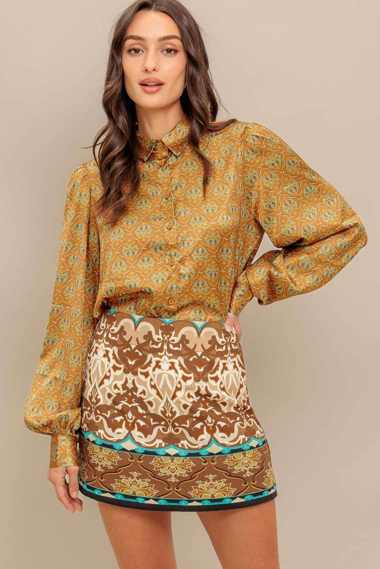 MOROCCAN MUSE WOVEN SKORT - GiFTiFY