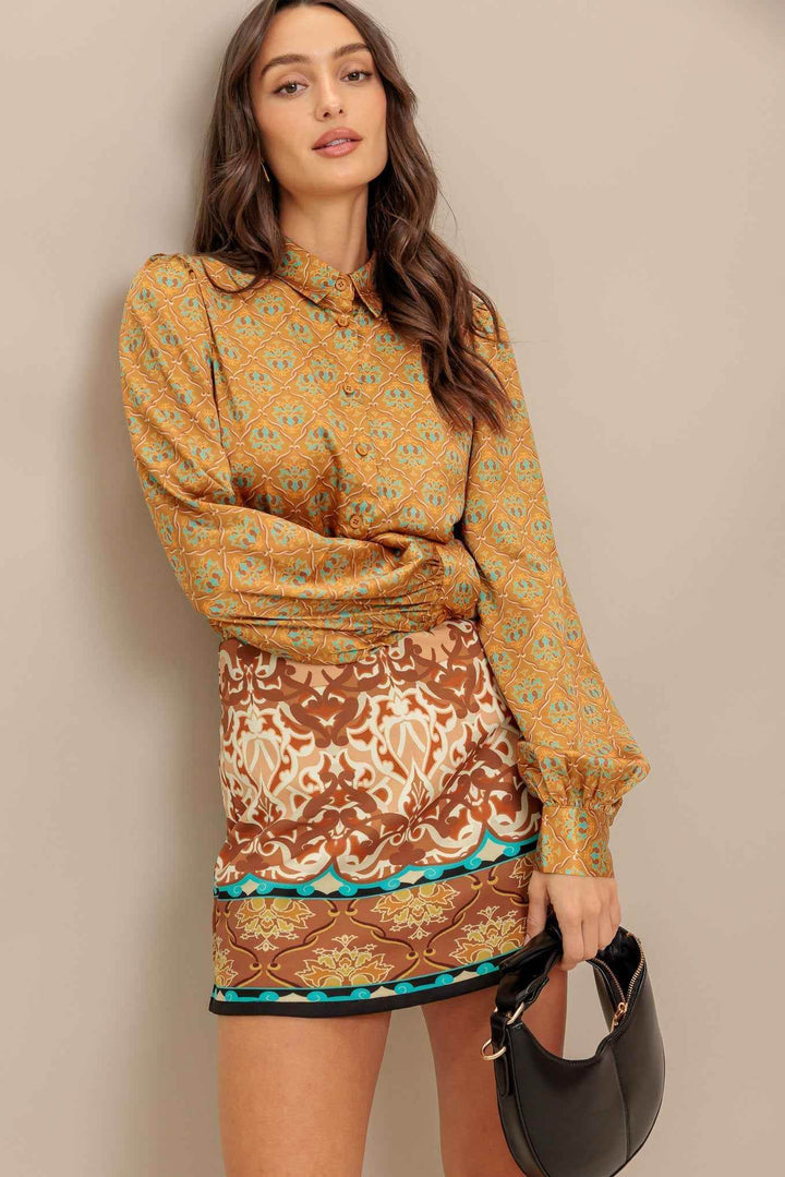 MOROCCAN MUSE WOVEN SKORT - GiFTiFY
