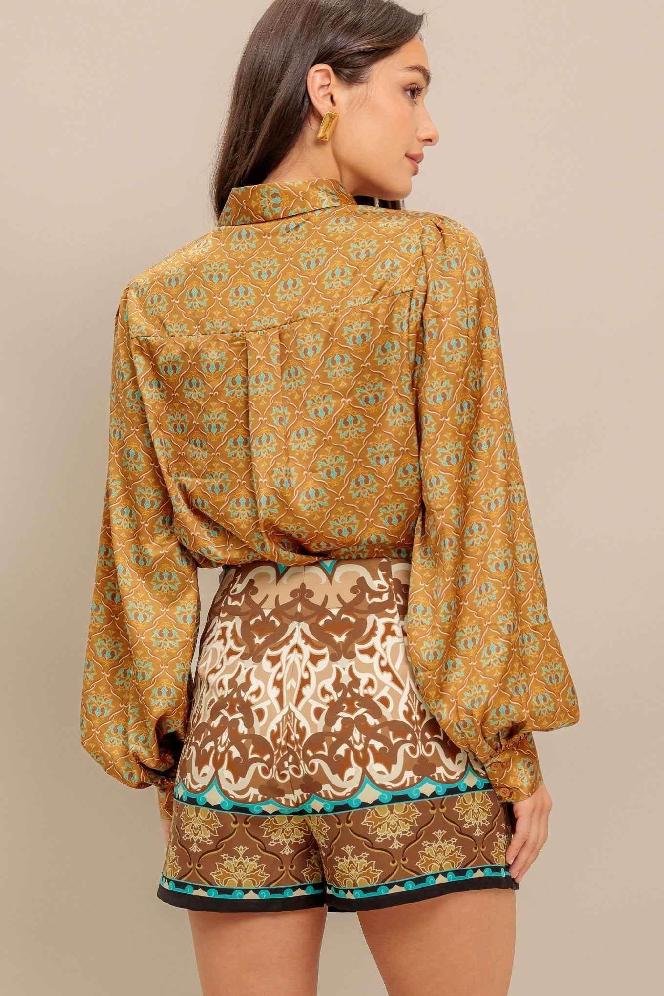 MOROCCAN MUSE WOVEN SKORT - GiFTiFY