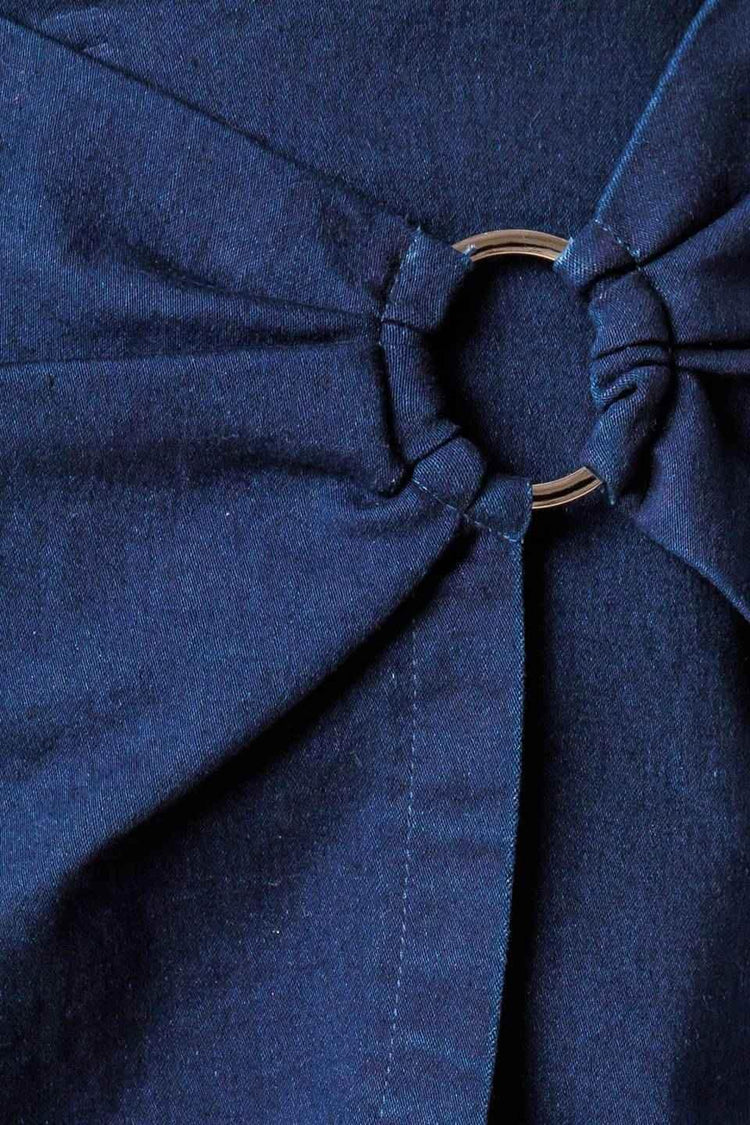 TAKING TIME OFF DENIM WOVEN SKORT - GiFTiFY