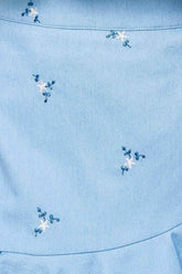 MOMENT OF CLARITY LIGHT INDIGO WOVEN SKORT - GiFTiFY