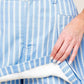 VALERIA POWDER BLUE WOVEN SKORT