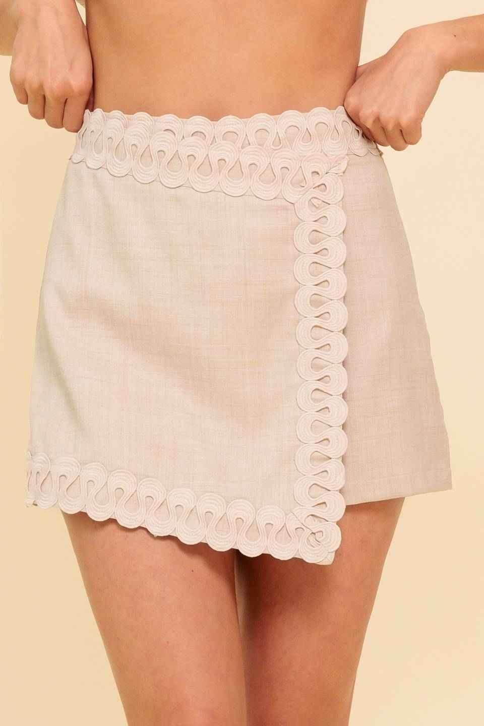 SURFING BY MOONLIGHT WOVEN SKORT - GiFTiFY