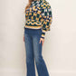 CHEER YOU ON JACQUARD SWEATER TOP