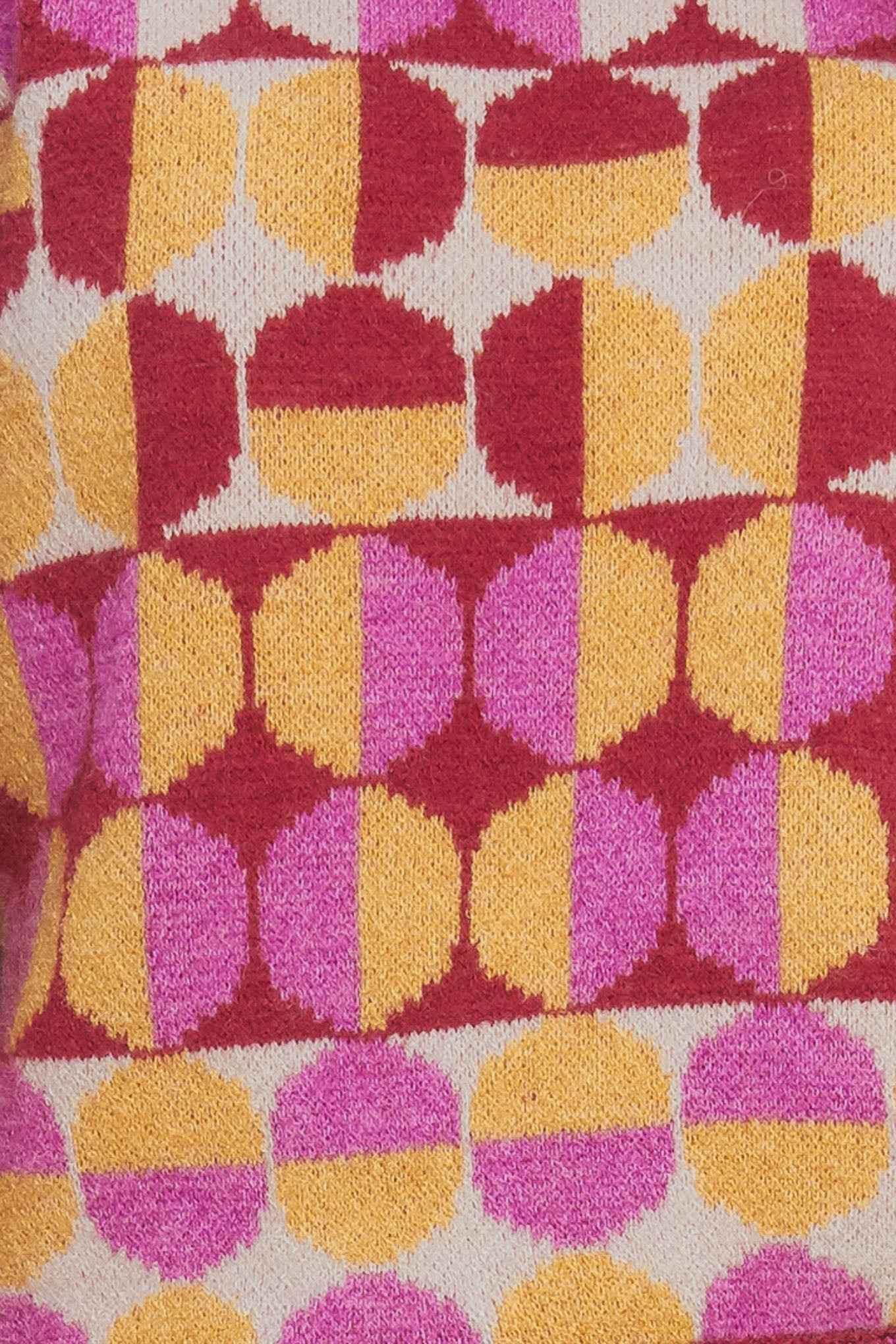 CHEER YOU ON JACQUARD SWEATER TOP - GiFTiFY