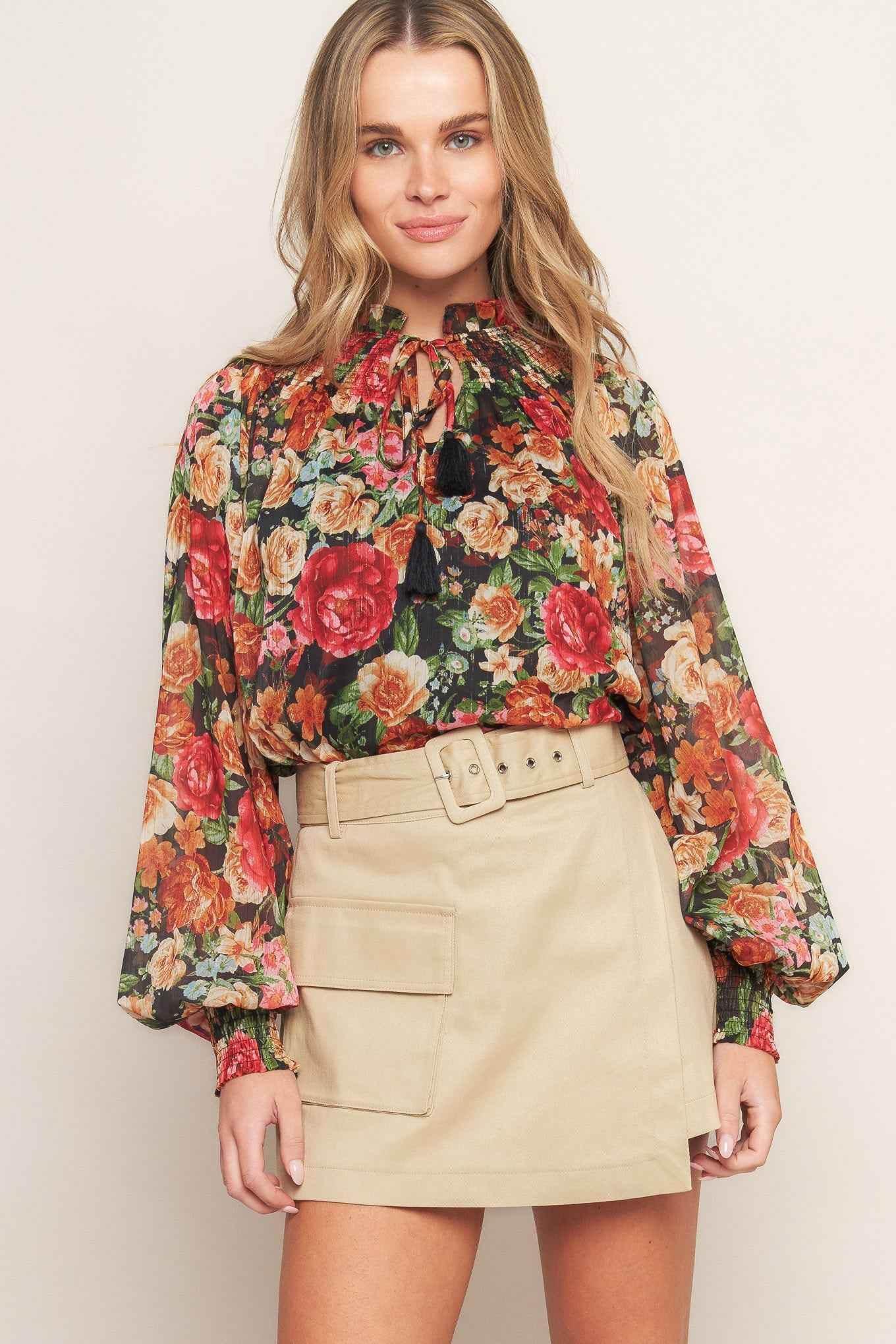 FOR THE DAY WOVEN TOP - GiFTiFY