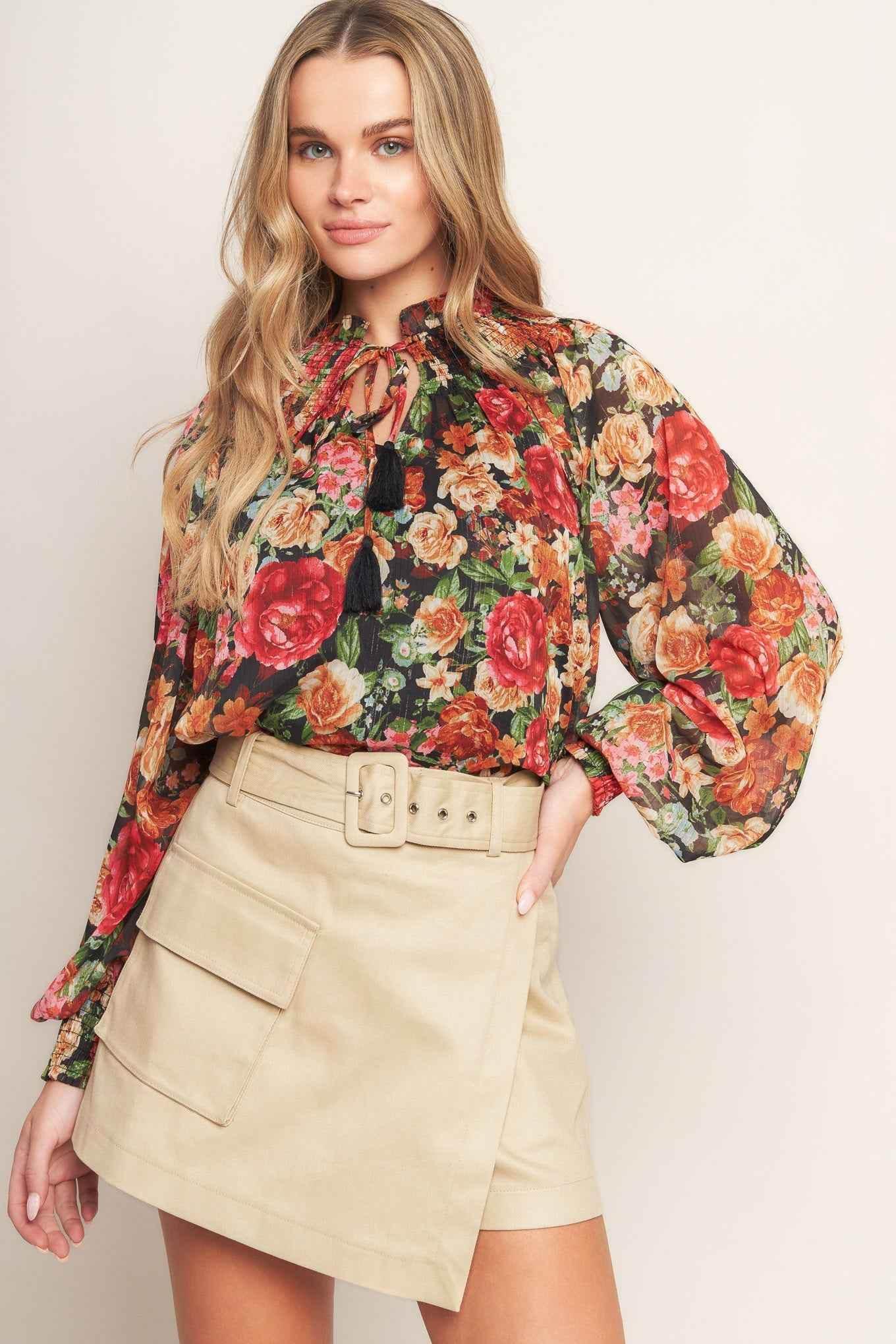 FOR THE DAY WOVEN TOP - GiFTiFY