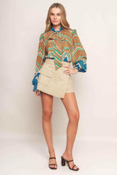 PICKING DAISIES WOVEN TOP - GiFTiFY