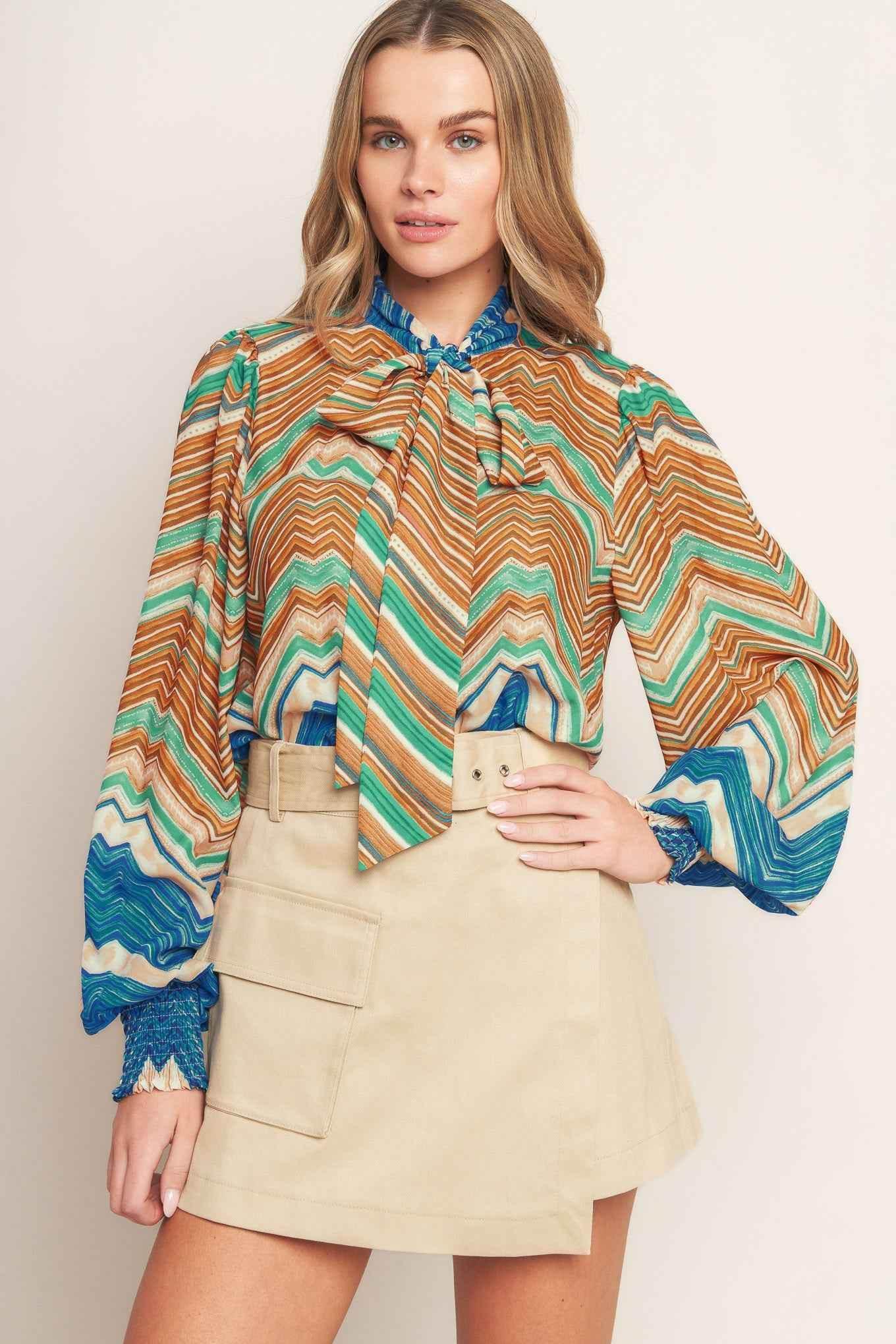 PICKING DAISIES WOVEN TOP - GiFTiFY