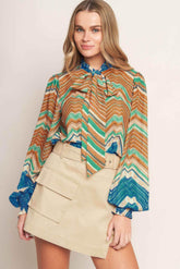 PICKING DAISIES WOVEN TOP - GiFTiFY