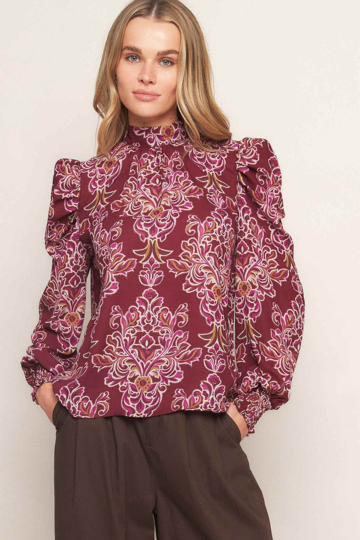 FLOATING ON BY WOVEN TOP - GiFTiFY