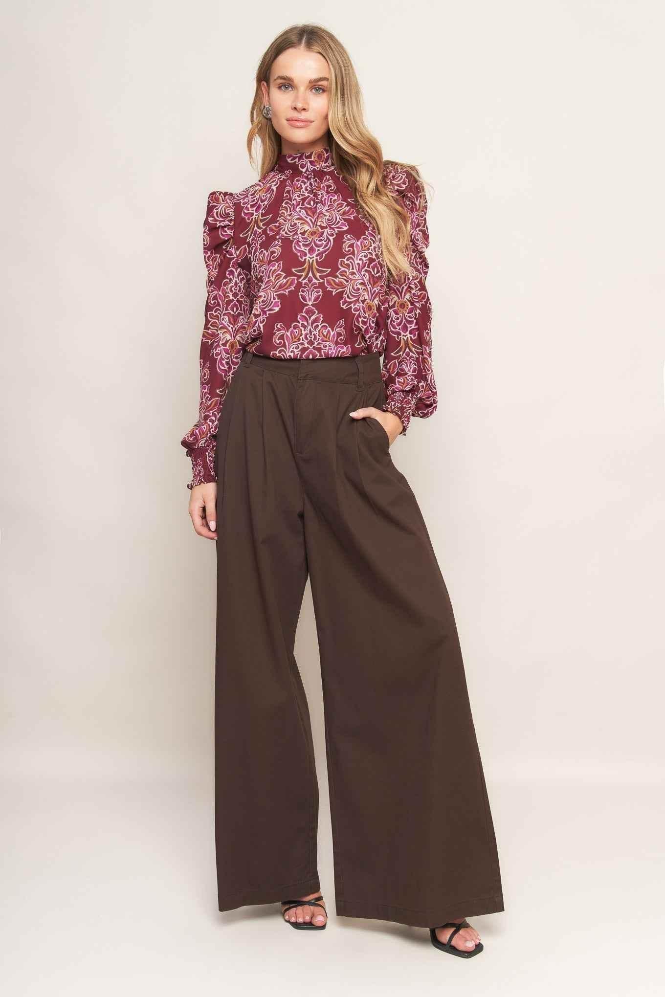 FLOATING ON BY WOVEN TOP - GiFTiFY