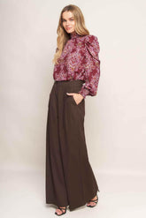 FLOATING ON BY WOVEN TOP - GiFTiFY