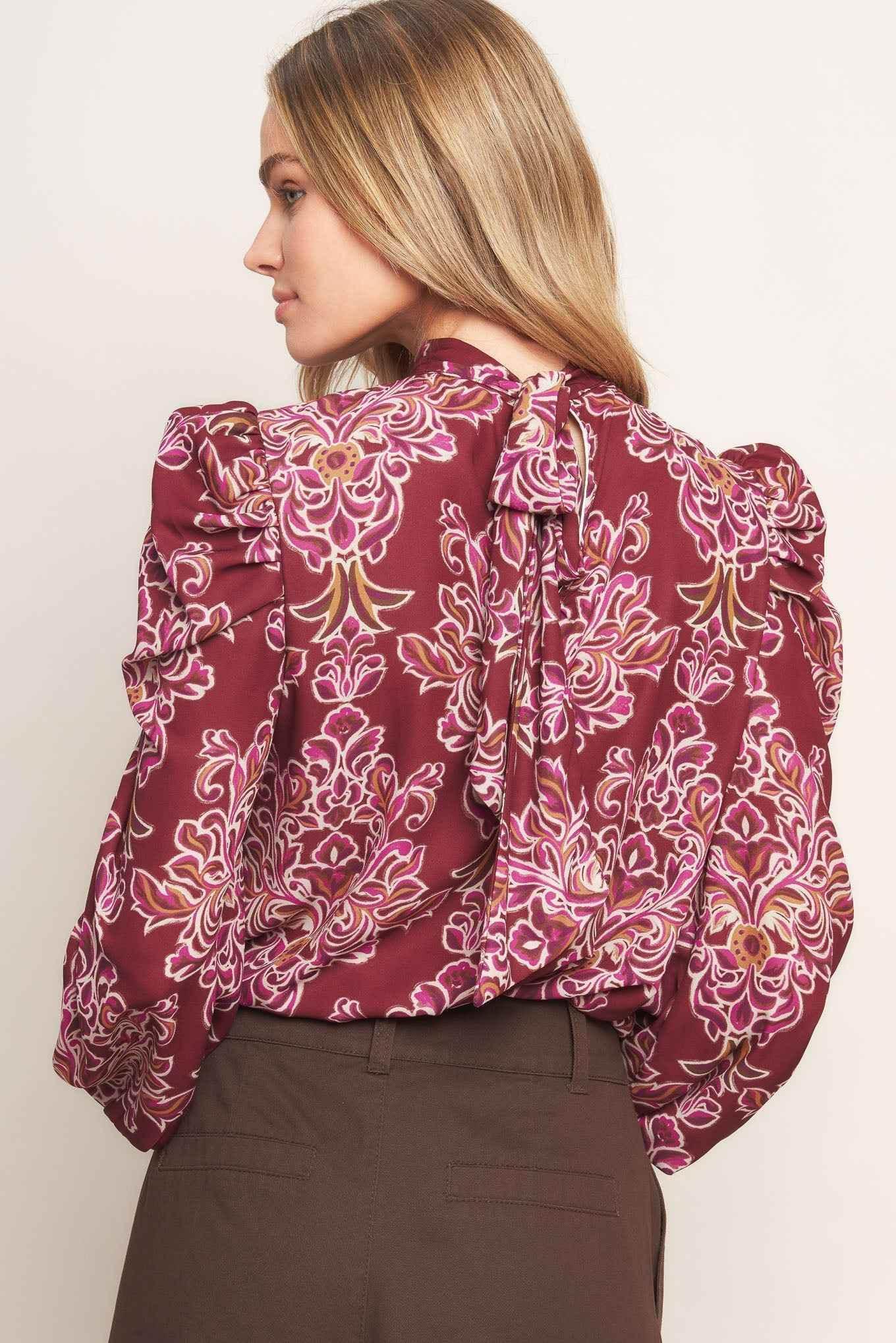 FLOATING ON BY WOVEN TOP - GiFTiFY