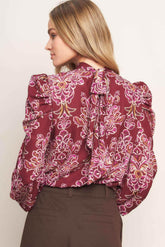 FLOATING ON BY WOVEN TOP - GiFTiFY