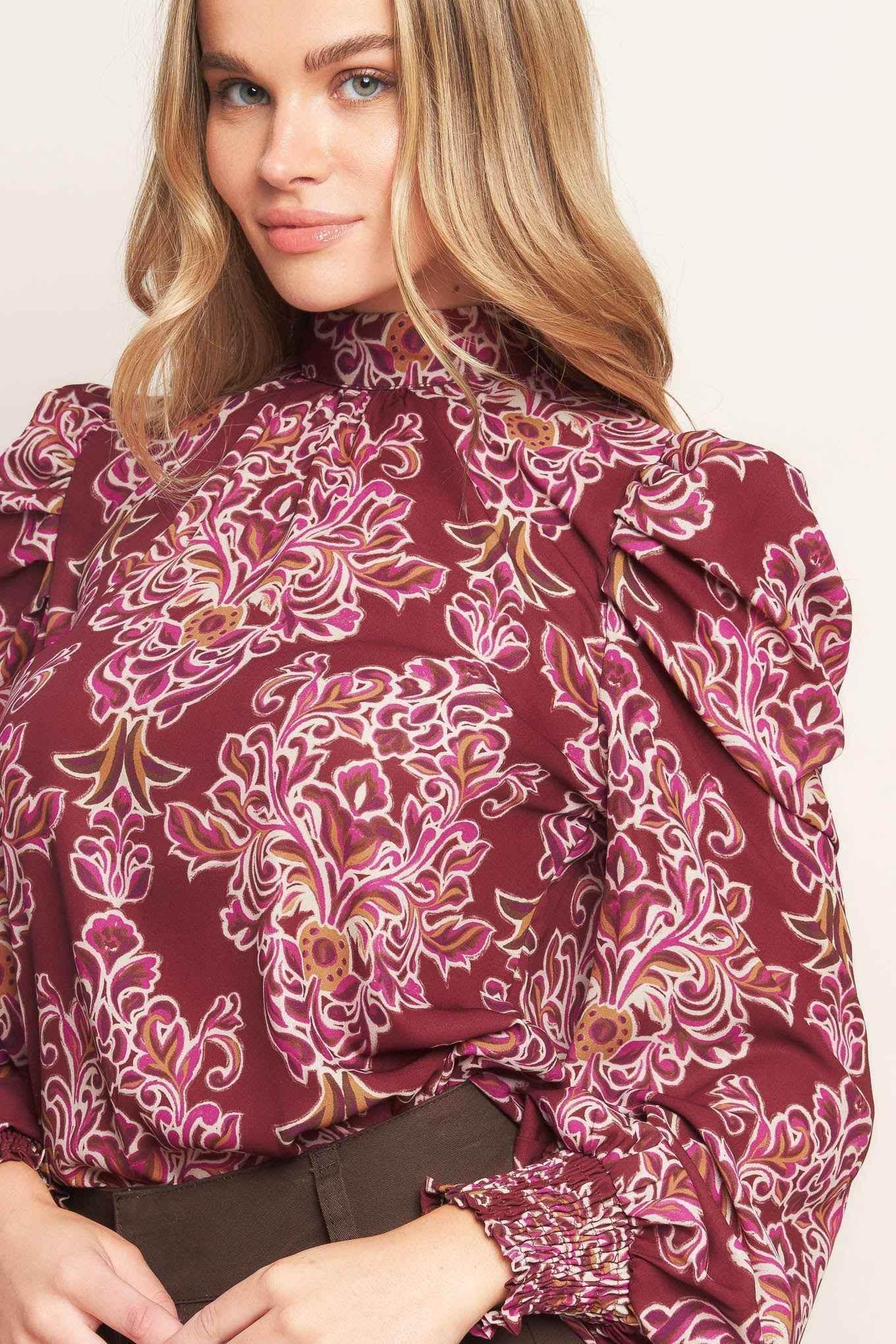 FLOATING ON BY WOVEN TOP - GiFTiFY