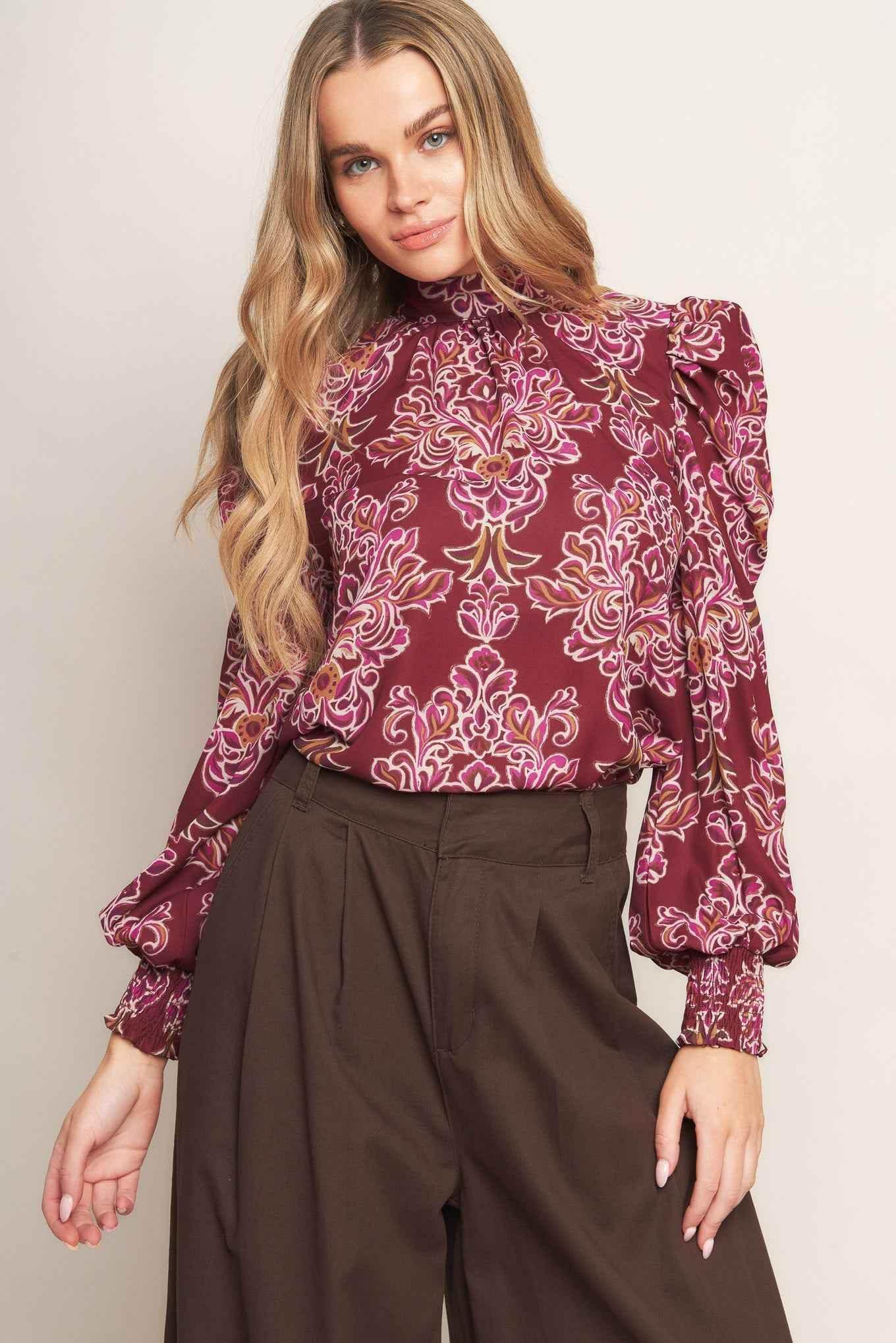 FLOATING ON BY WOVEN TOP - GiFTiFY