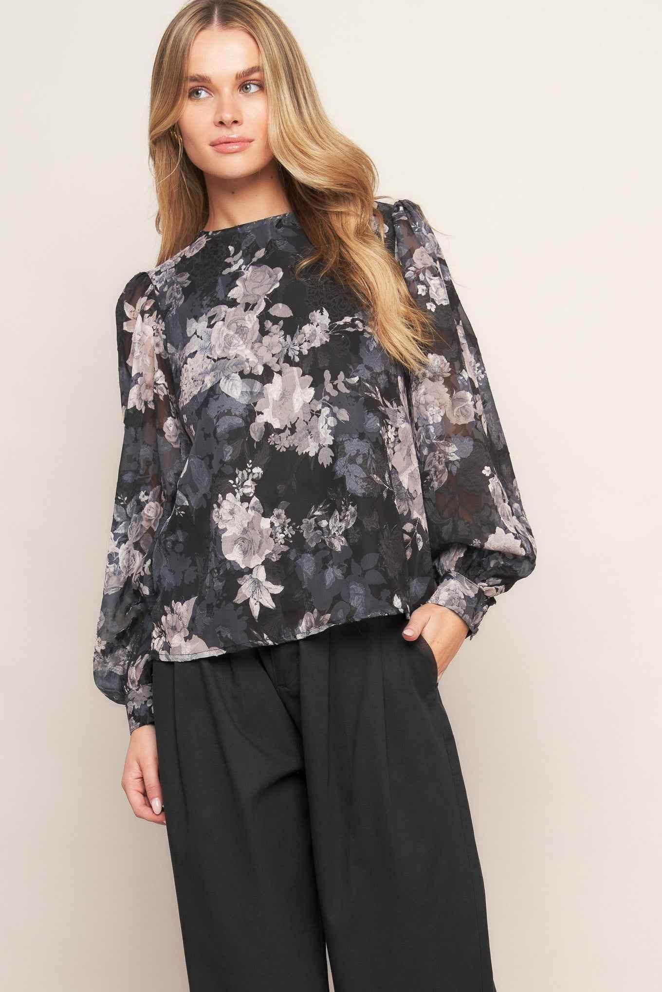 RUNAWAY HEARTS WOVEN TOP - GiFTiFY