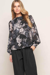 RUNAWAY HEARTS WOVEN TOP - GiFTiFY