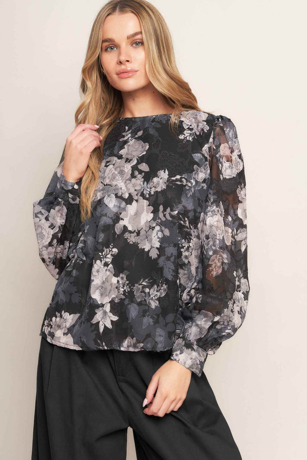 RUNAWAY HEARTS WOVEN TOP - GiFTiFY