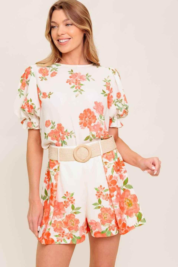 LOVELY DAYS IVORY WOVEN TOP - GiFTiFY