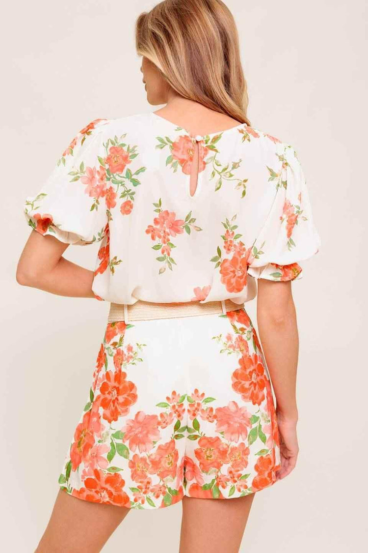 LOVELY DAYS IVORY WOVEN TOP - GiFTiFY