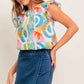 VACATION STATE OF MIND WOVEN TOP