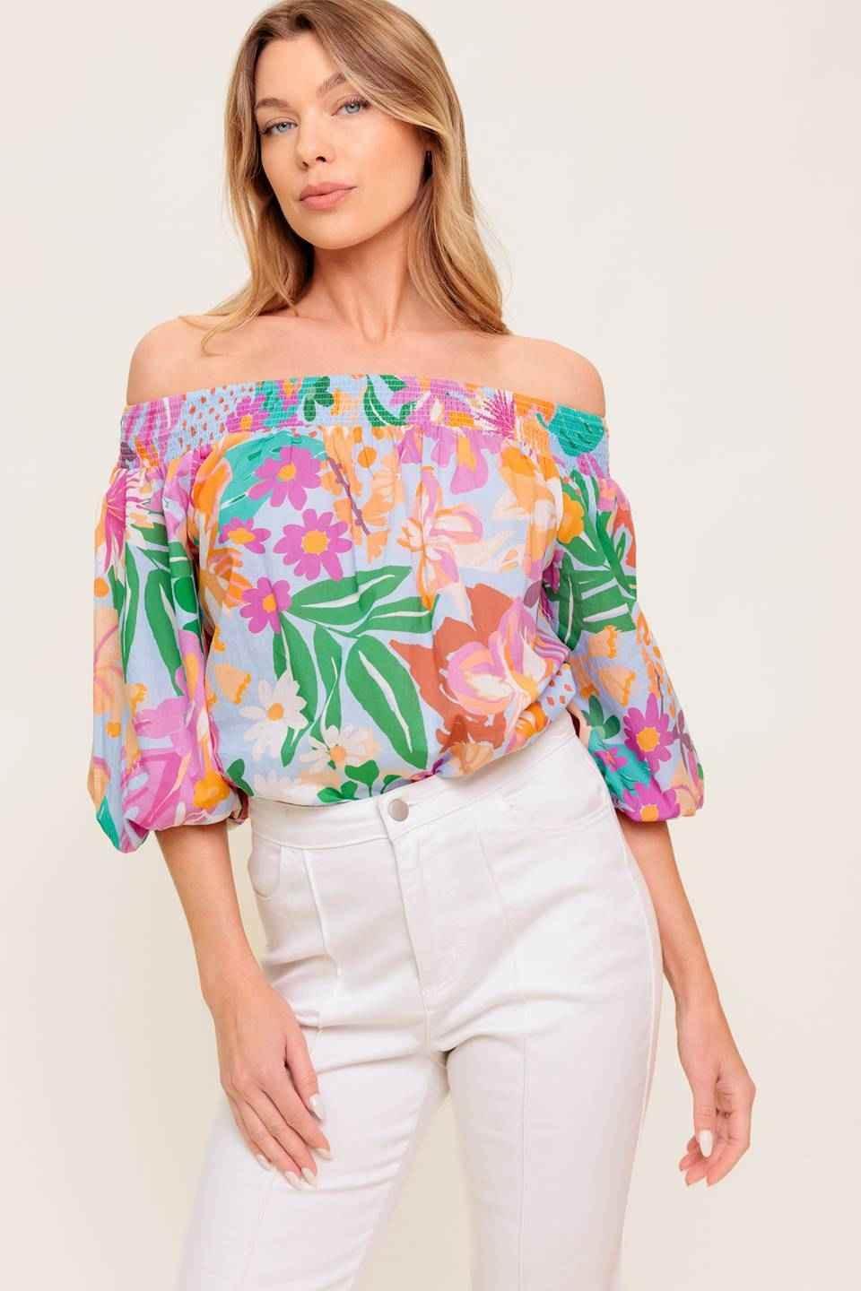 PRECIOUS MOMENT WOVEN TOP - GiFTiFY