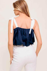 SCENT OF SPRING WOVEN TOP - GiFTiFY