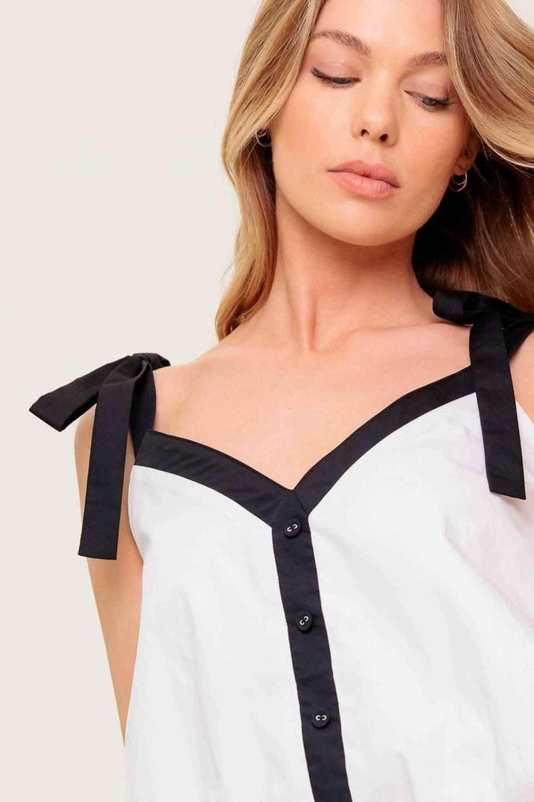 SCENT OF SPRING WOVEN TOP - GiFTiFY