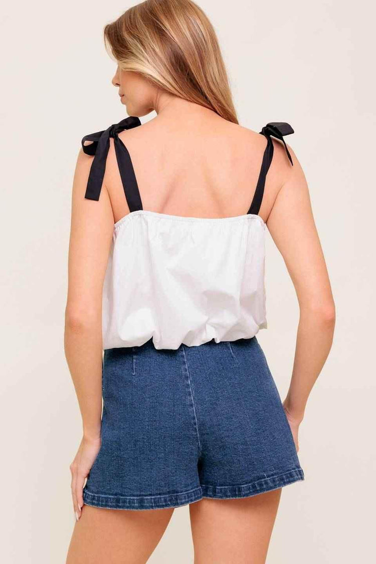 SCENT OF SPRING WOVEN TOP - GiFTiFY