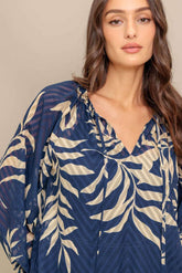 MIDNIGHT WALK WOVEN TOP - GiFTiFY