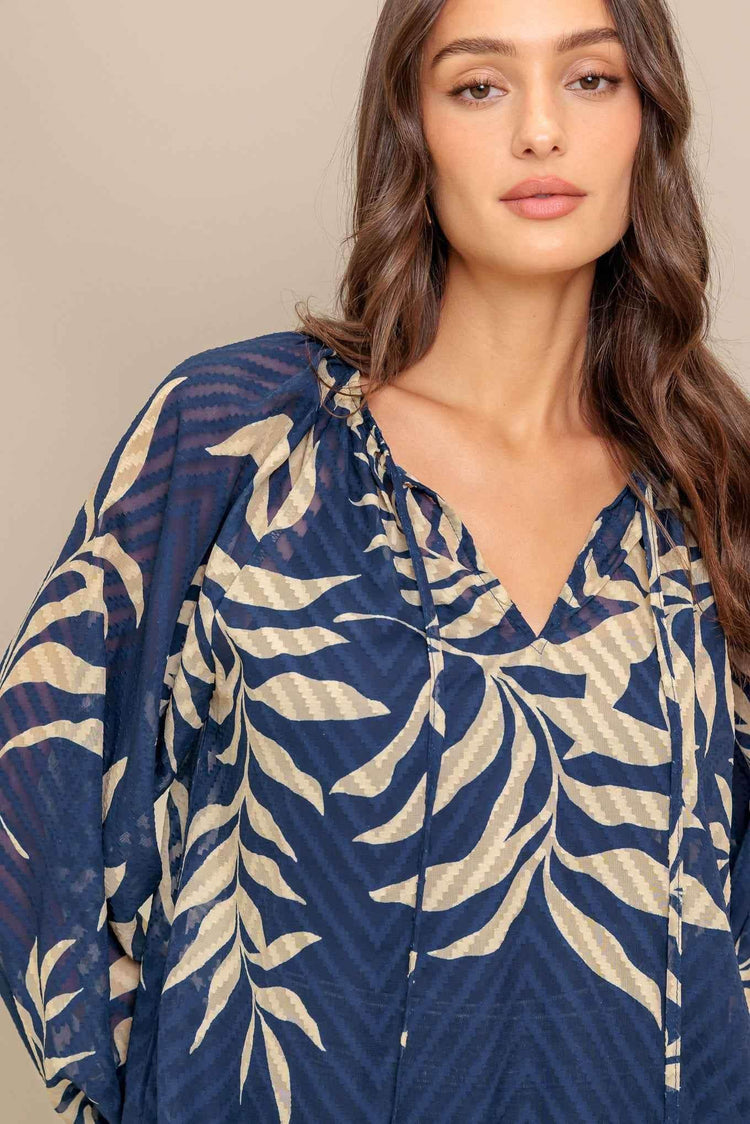 MIDNIGHT WALK WOVEN TOP - GiFTiFY