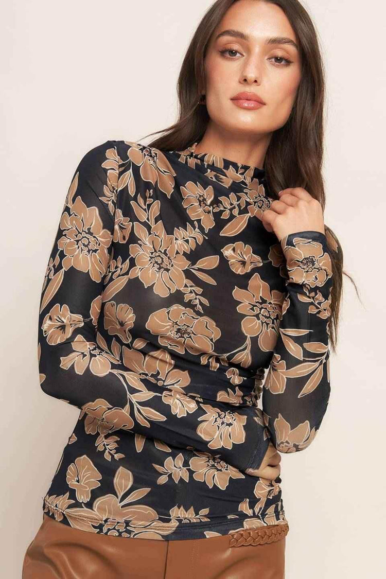 CITY NIGHT OUT POWER MESH TOP - GiFTiFY