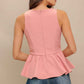CANDY SUNDAYS  WOVEN TOP