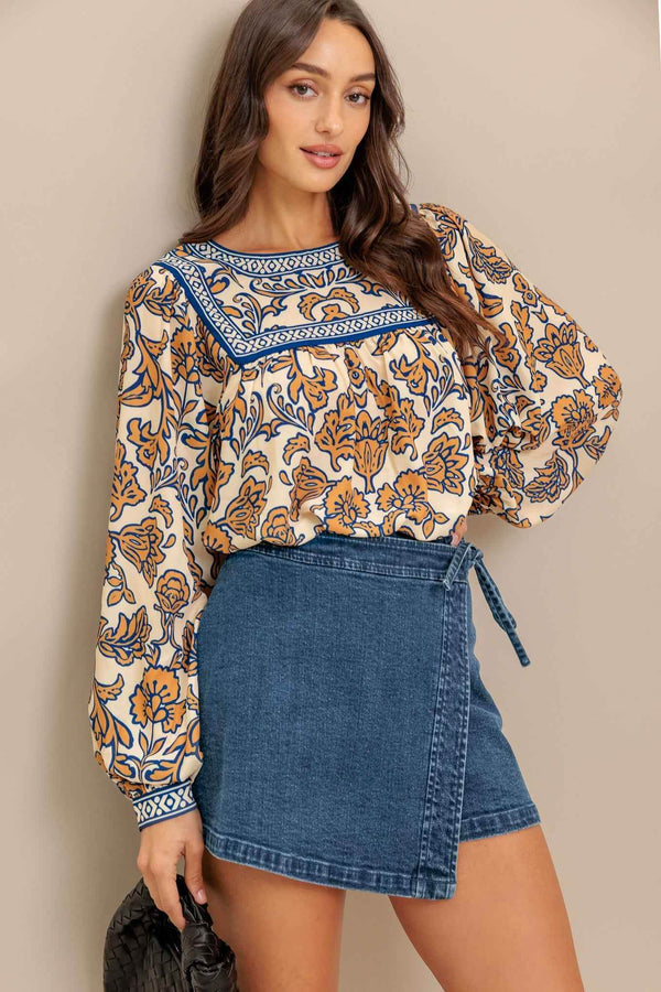 BOHEME MEADOW WOVEN TOP - GiFTiFY