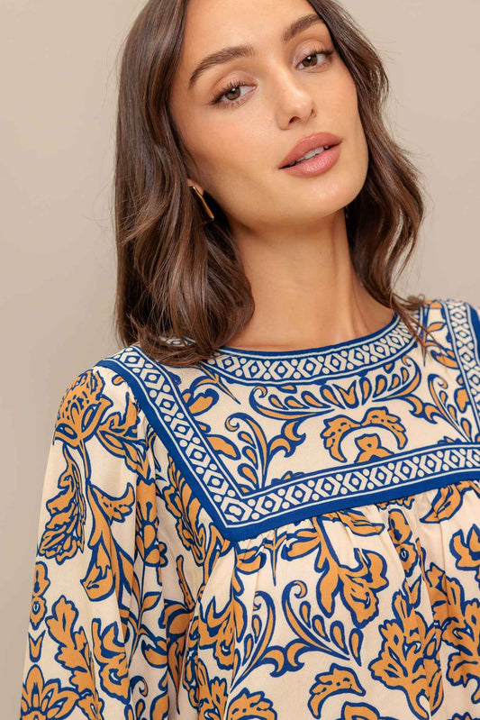 BOHEME MEADOW WOVEN TOP