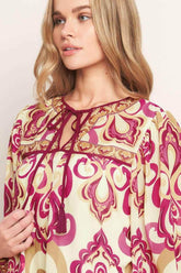 FUSION GROOVE WOVEN TOP - GiFTiFY