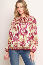 FUSION GROOVE WOVEN TOP - GiFTiFY