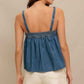 URBAN SERENITY DENIM TOP