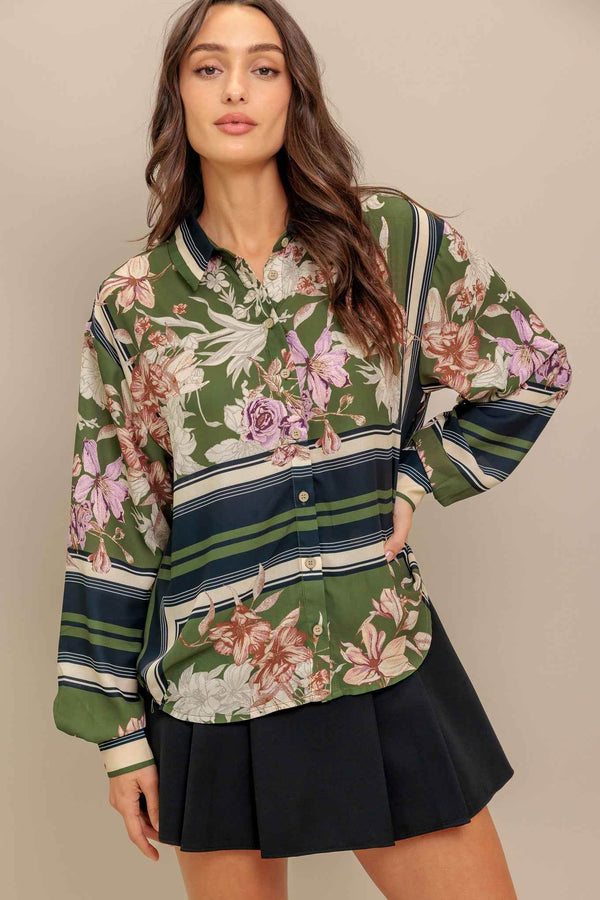 GARDEN CLUB WOVEN TOP - GiFTiFY
