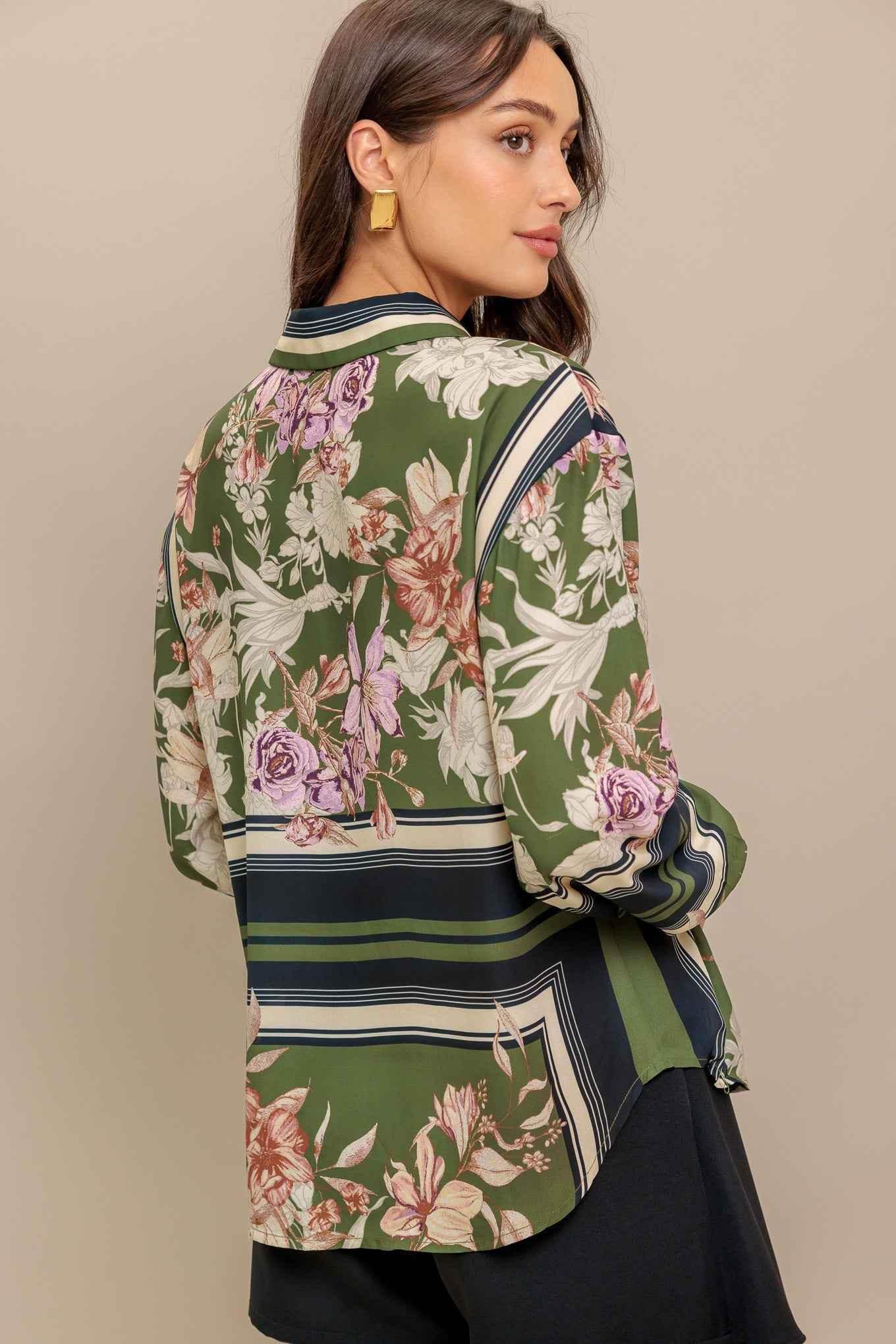 GARDEN CLUB WOVEN TOP - GiFTiFY