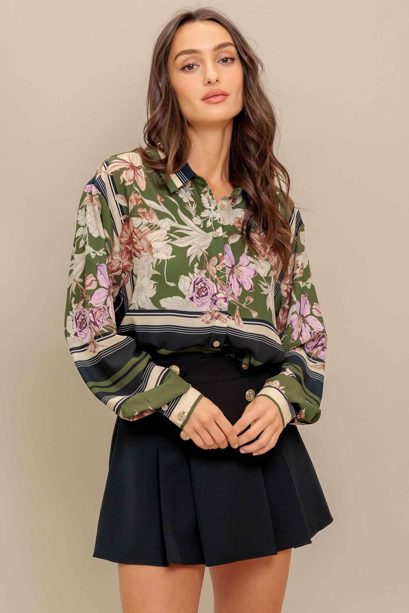 GARDEN CLUB WOVEN TOP - GiFTiFY